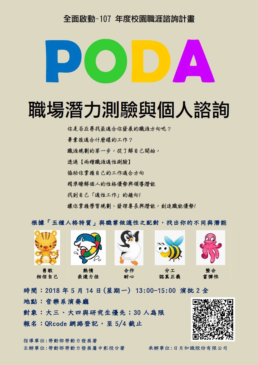 PODA職涯適性測驗