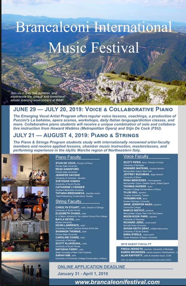 Brancaleoni International Music Festival